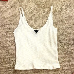 White crop top